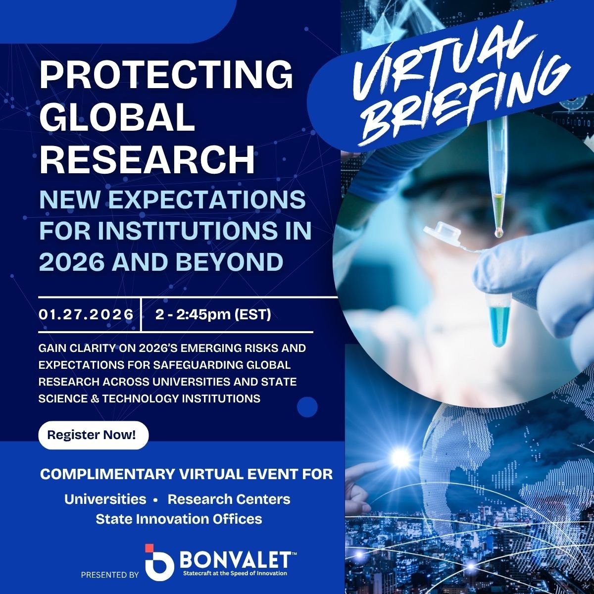 Free Webinar: Protecting Global Research – New Expectations for Institutions in 2026 (January 27, 2026)