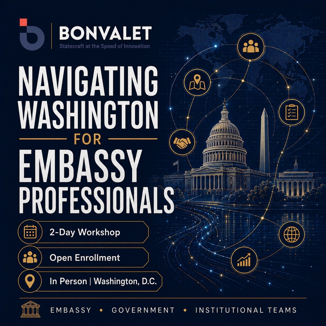 Navigating Washington for Embassy Professionals (October 20-21, 2026)